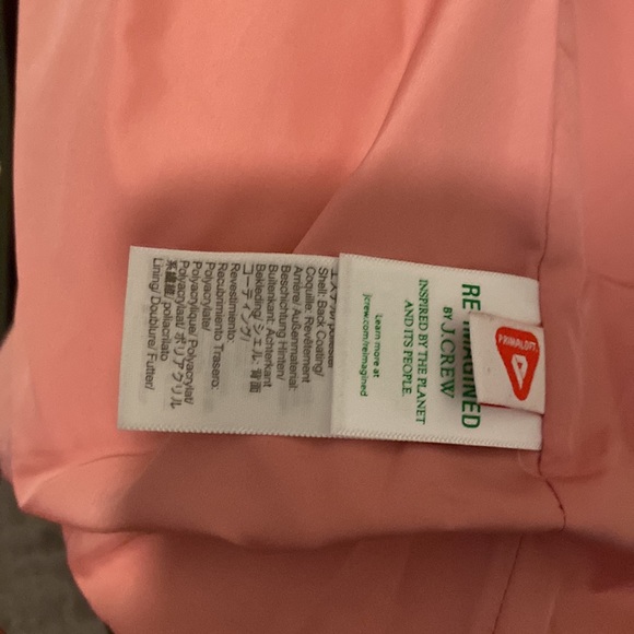 New J.Crew Quilted Signature Puffer Cocoon Green Coat XXSP petite XXS 00p - Picture 5 of 7